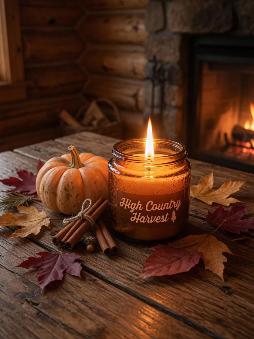 Trail Blend (Limited) 9 oz wooden-wick candle, hand-poured in Flagstaff
